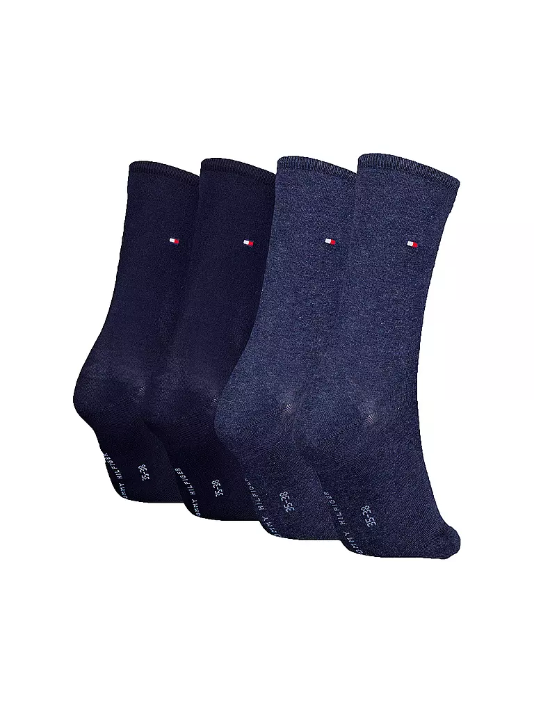 TOMMY HILFIGER | Socken 4er Pkg. Jeans/Blue | schwarz