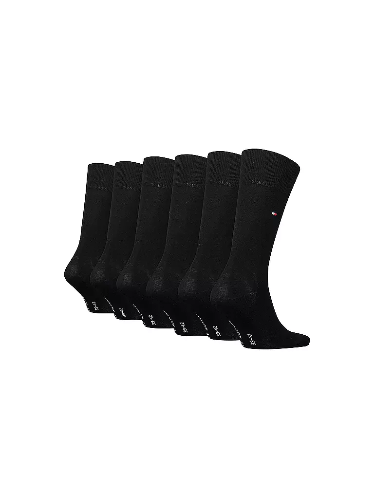 TOMMY HILFIGER | Socken 6er Pkg. Black | dunkelblau