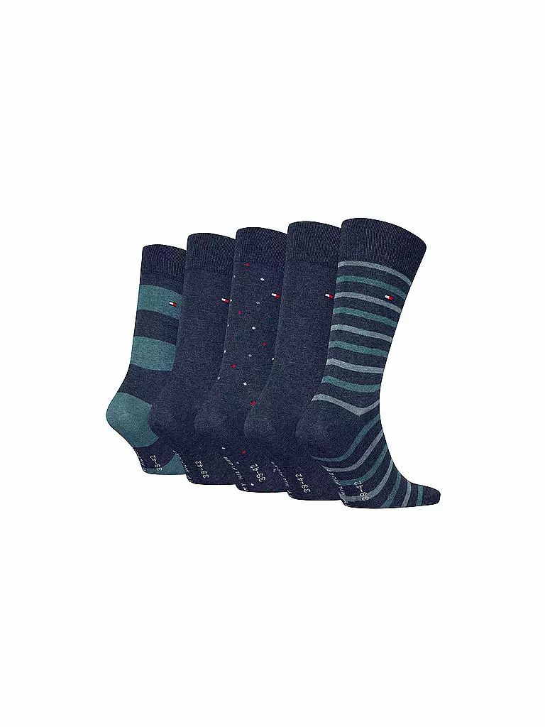 TOMMY HILFIGER | Socken Geschenkbox 5er Pkg. jeans | blau