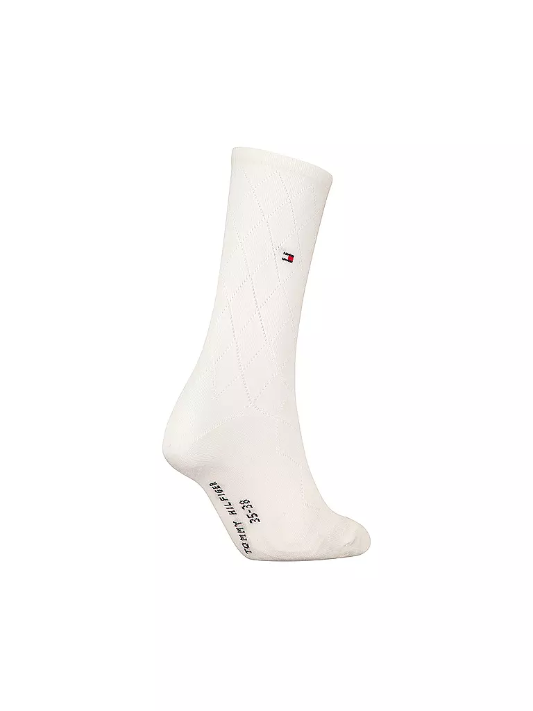 TOMMY HILFIGER | Socken off white | schwarz