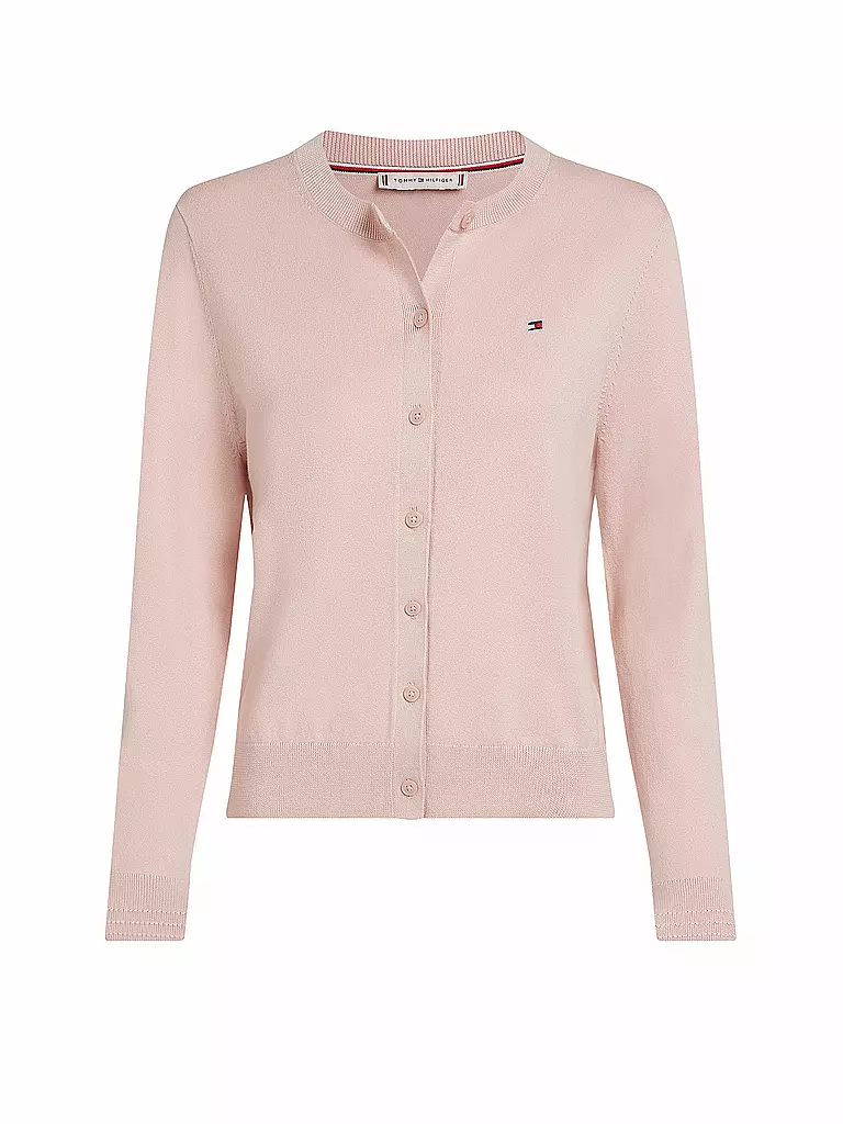 TOMMY HILFIGER | Strickjacke  | rosa