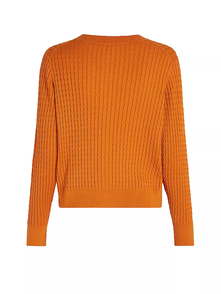 TOMMY HILFIGER | Strickjacke | orange