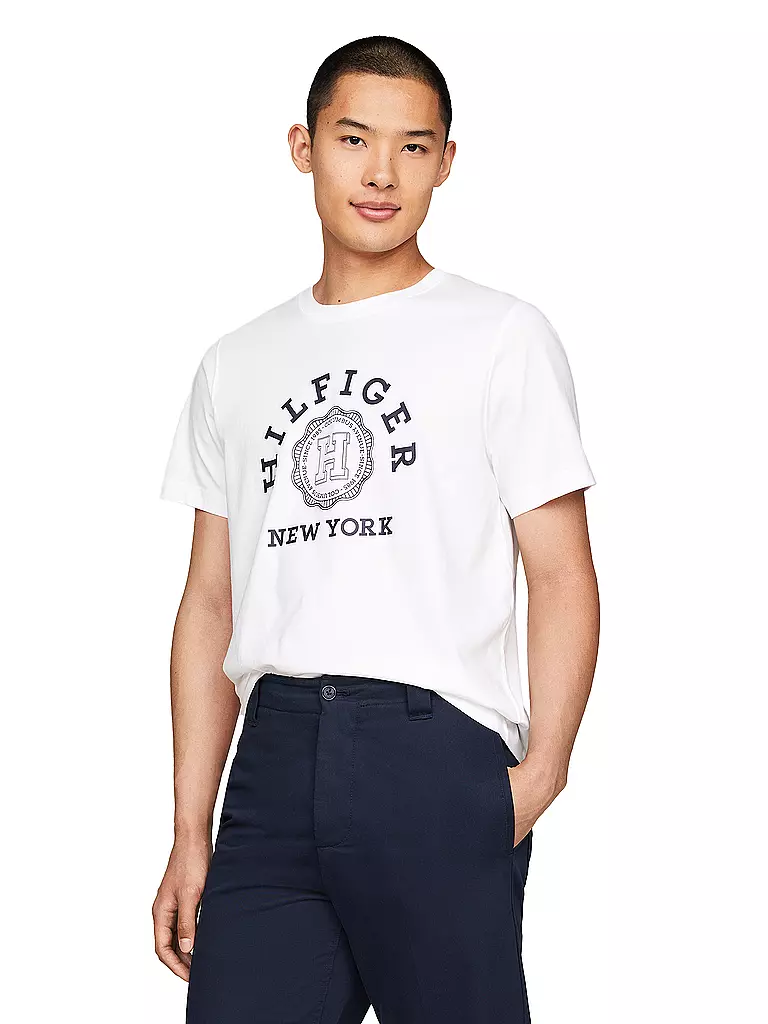 TOMMY HILFIGER | T-Shirt  | weiss