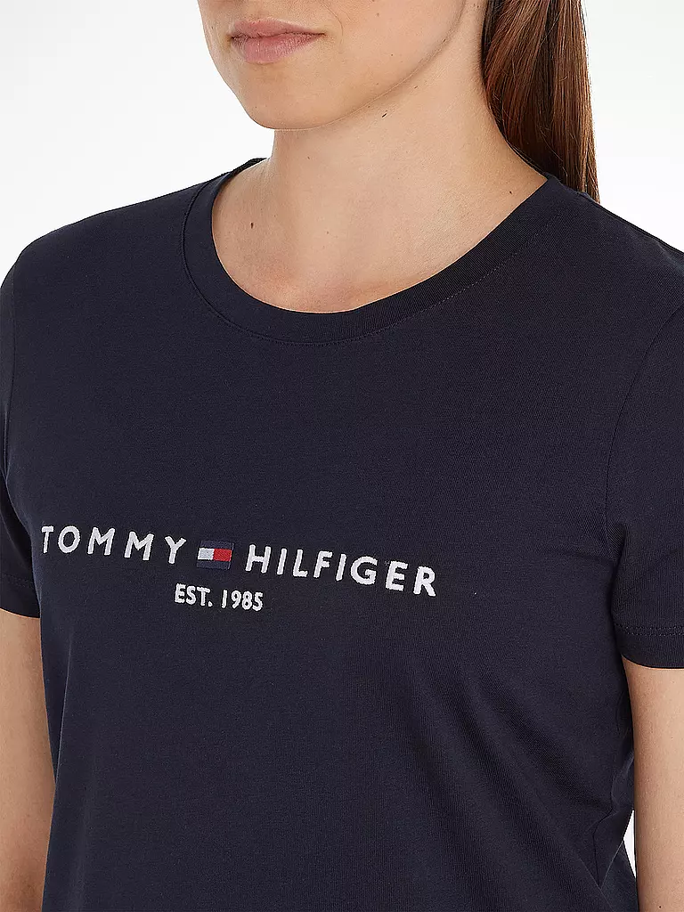 TOMMY HILFIGER | T-Shirt Regular Fit | schwarz