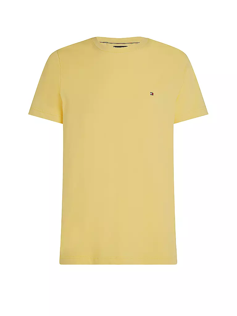 TOMMY HILFIGER | T-Shirt Slim Fit | gelb