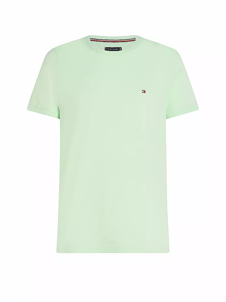 TOMMY HILFIGER | T-Shirt Slim Fit | hellgrün