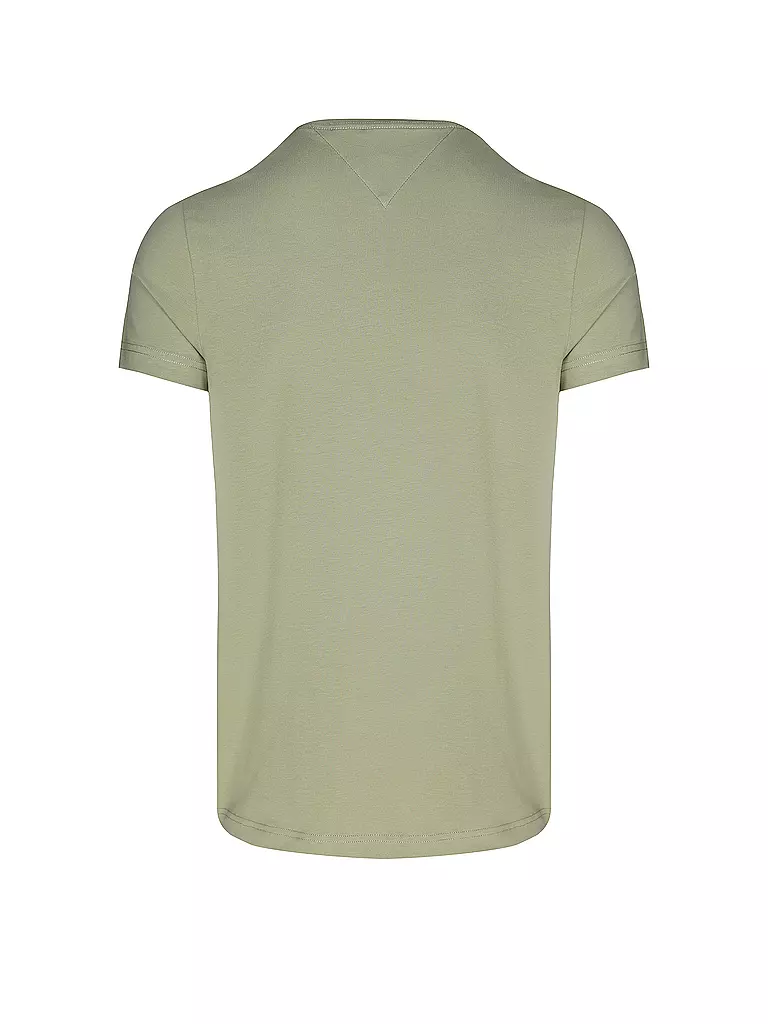 TOMMY HILFIGER | T-Shirt Slim Fit | grün