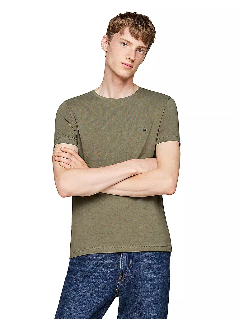 TOMMY HILFIGER | T-Shirt Slim Fit | creme