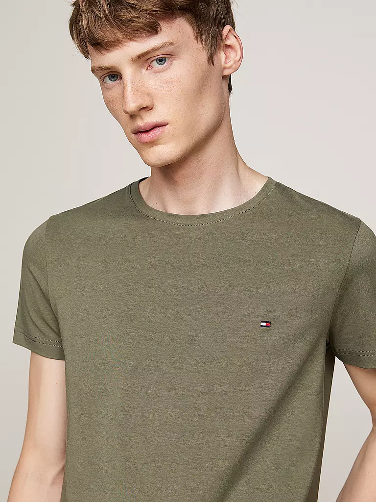 TOMMY HILFIGER | T-Shirt Slim Fit | olive