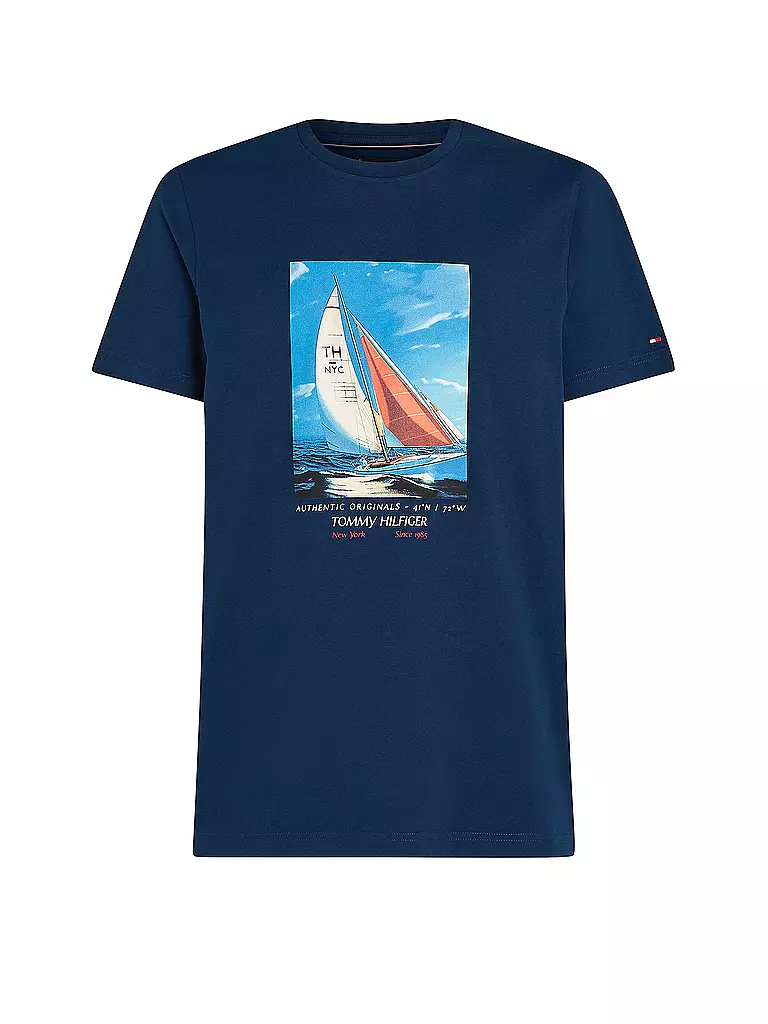 TOMMY HILFIGER | T-Shirt | blau