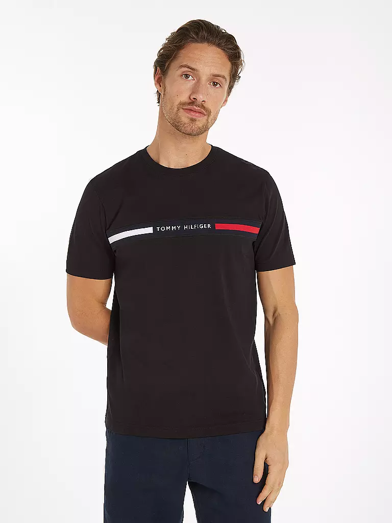 TOMMY HILFIGER | T-Shirt | schwarz