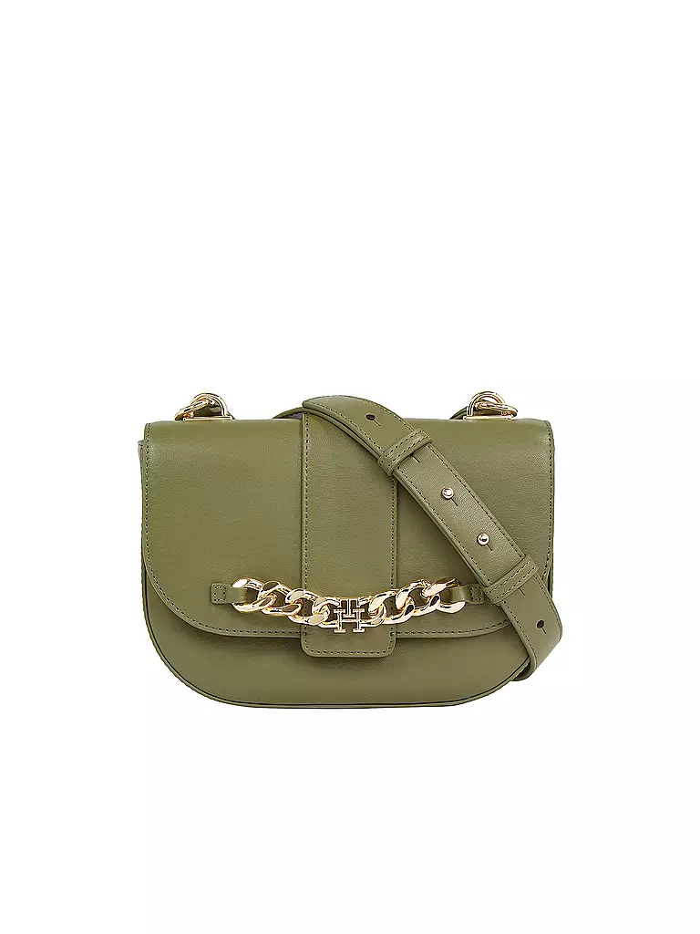 TOMMY HILFIGER | Tasche - Mini Bag TH LUXE | olive