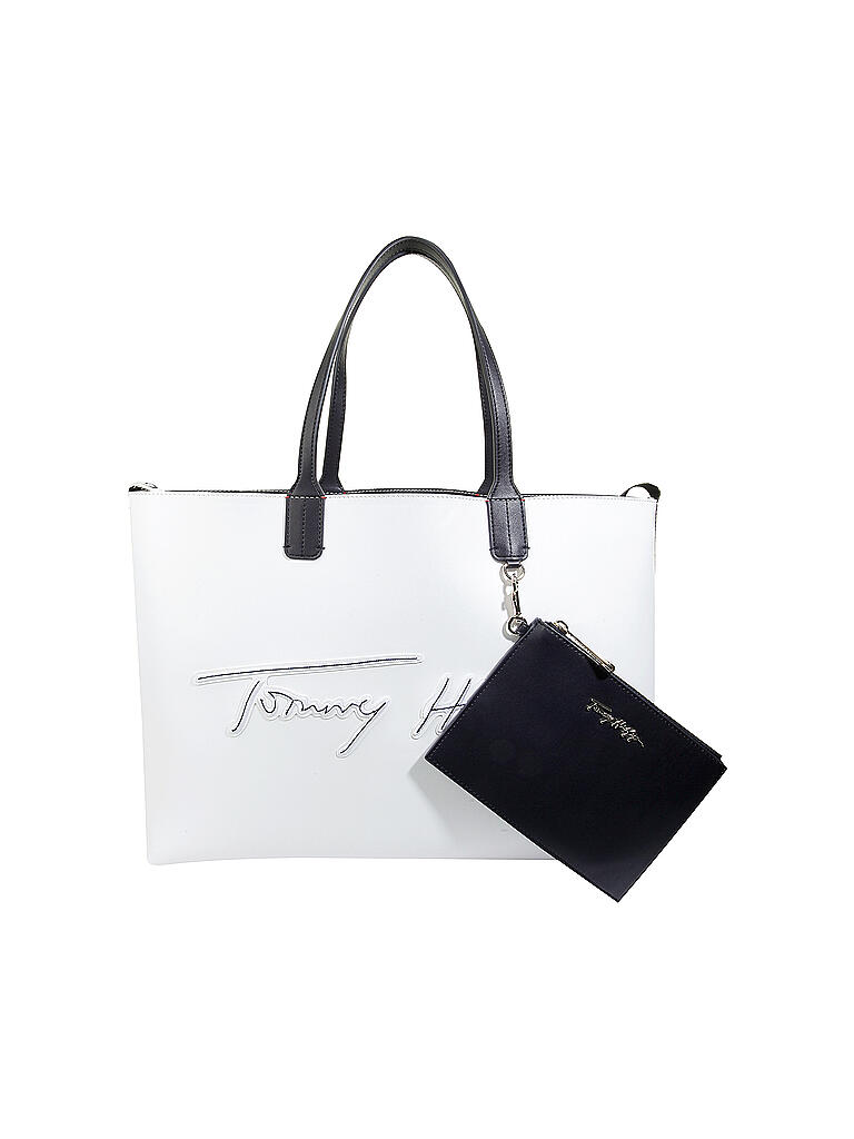 TOMMY HILFIGER | Tasche - Shopper Iconic | weiß