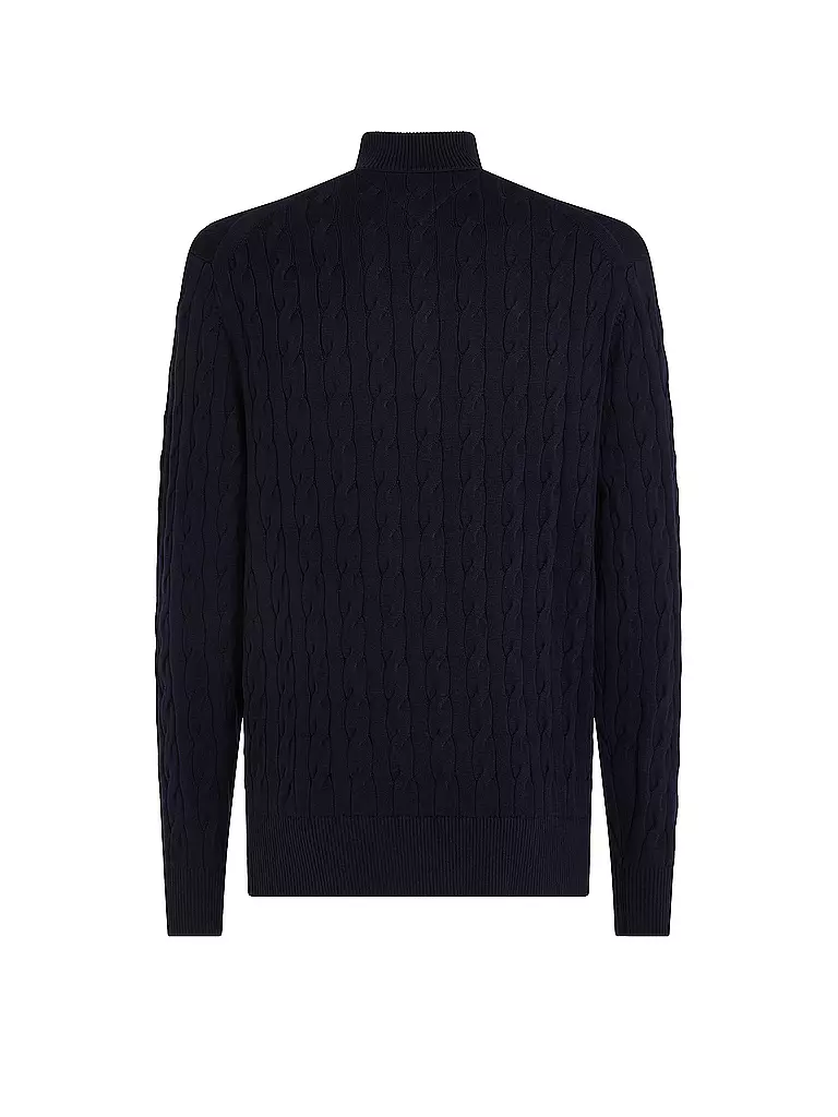 TOMMY HILFIGER | Troyer Pullover | blau