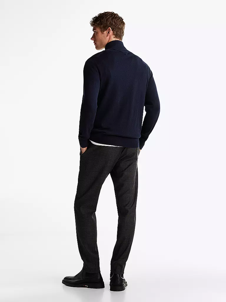 TOMMY HILFIGER | Troyer Pullover | weiss