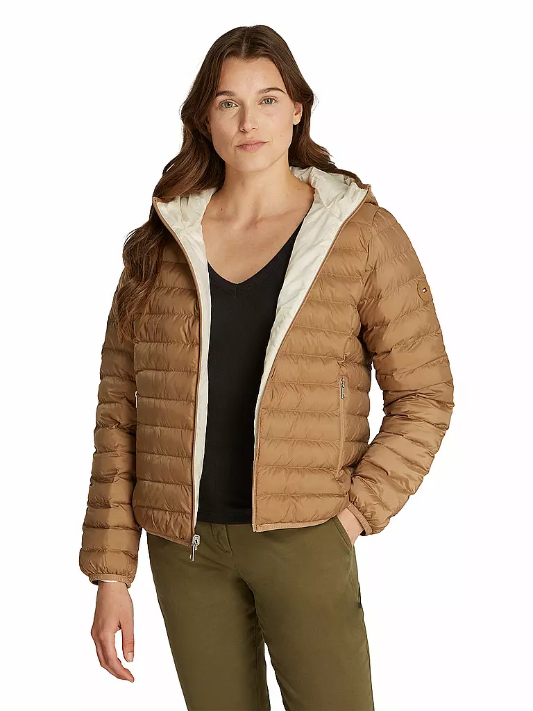 TOMMY HILFIGER | Wende Steppjacke | camel