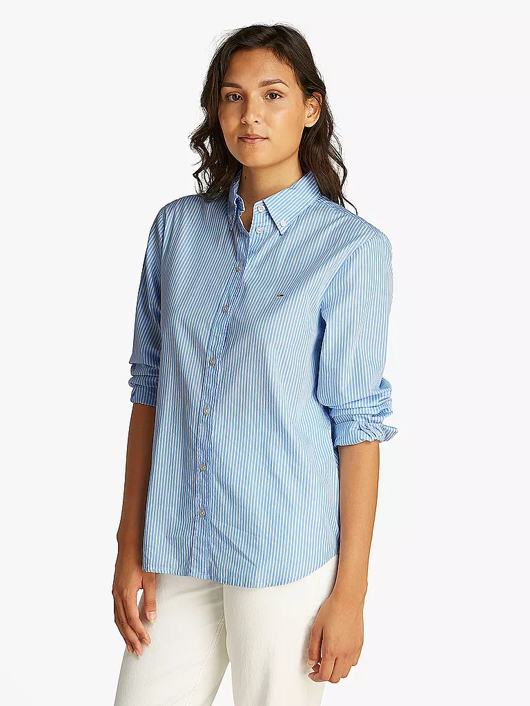 TOMMY JEANS | Bluse | hellblau