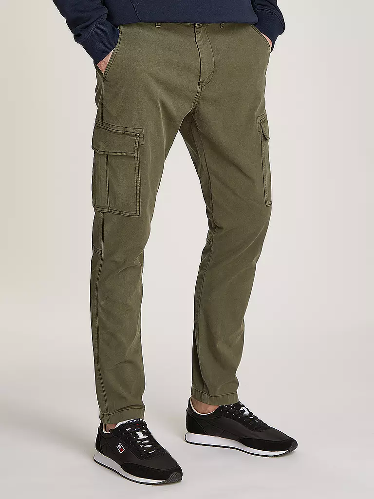 TOMMY JEANS | Cargohose  | olive