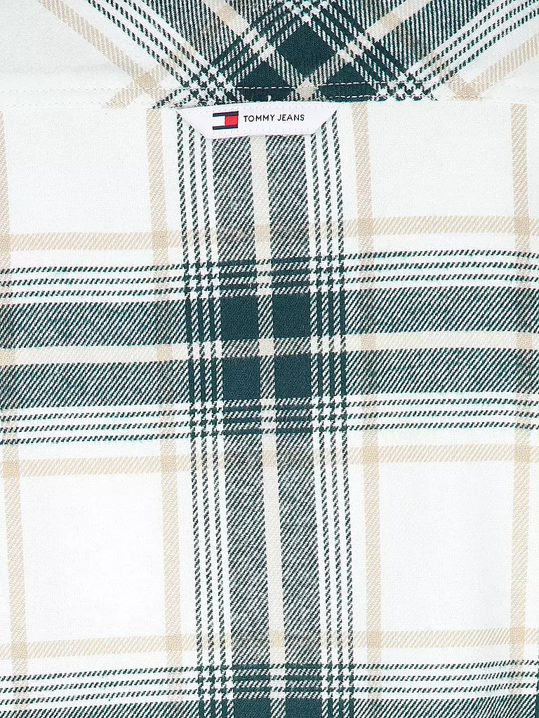 TOMMY JEANS | Flanellhemd  | weiss