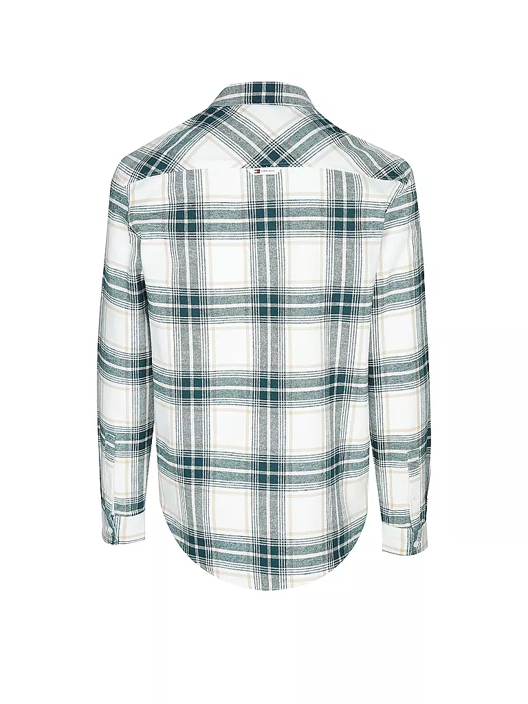 TOMMY JEANS | Flanellhemd | grau