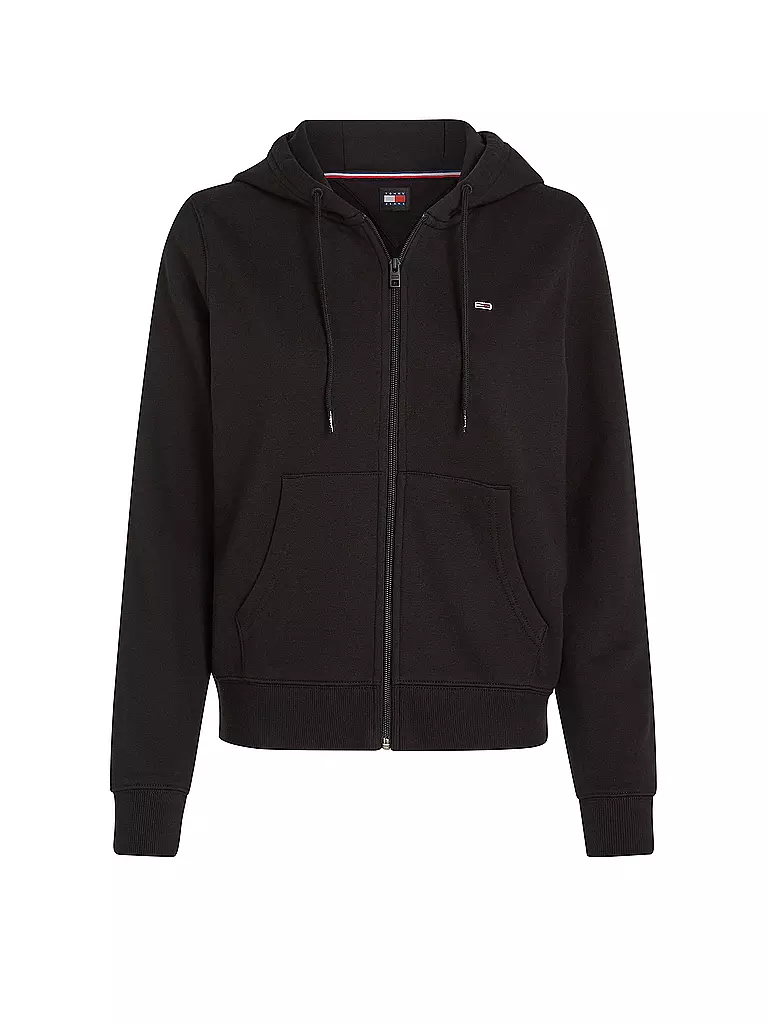 TOMMY JEANS | Kapuzensweatjacke | schwarz