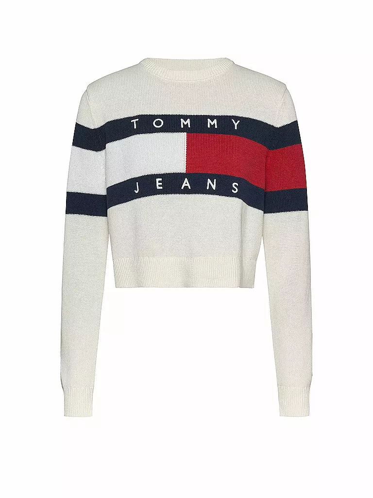 TOMMY JEANS | Pullover  | weiss