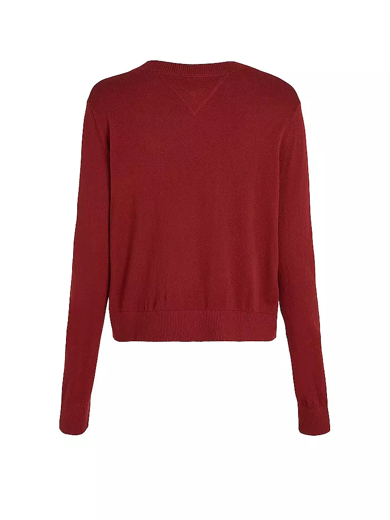 TOMMY JEANS | Pullover | rot