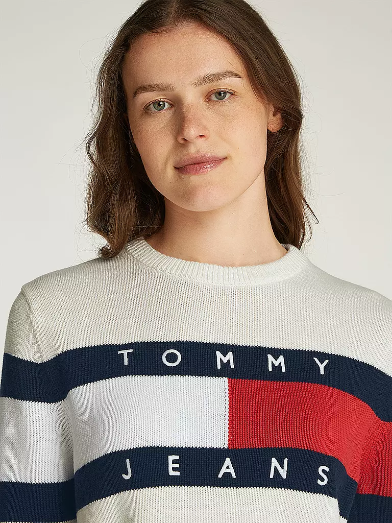 TOMMY JEANS | Pullover | weiss