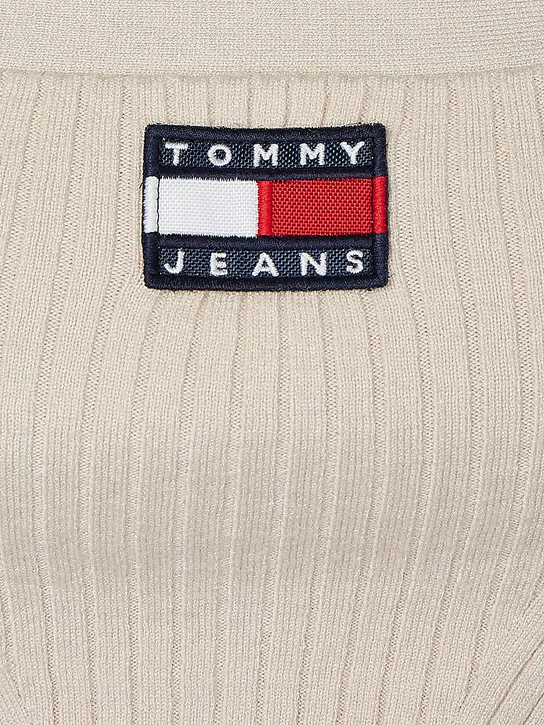 TOMMY JEANS | Stricktop Cropped Fit | creme