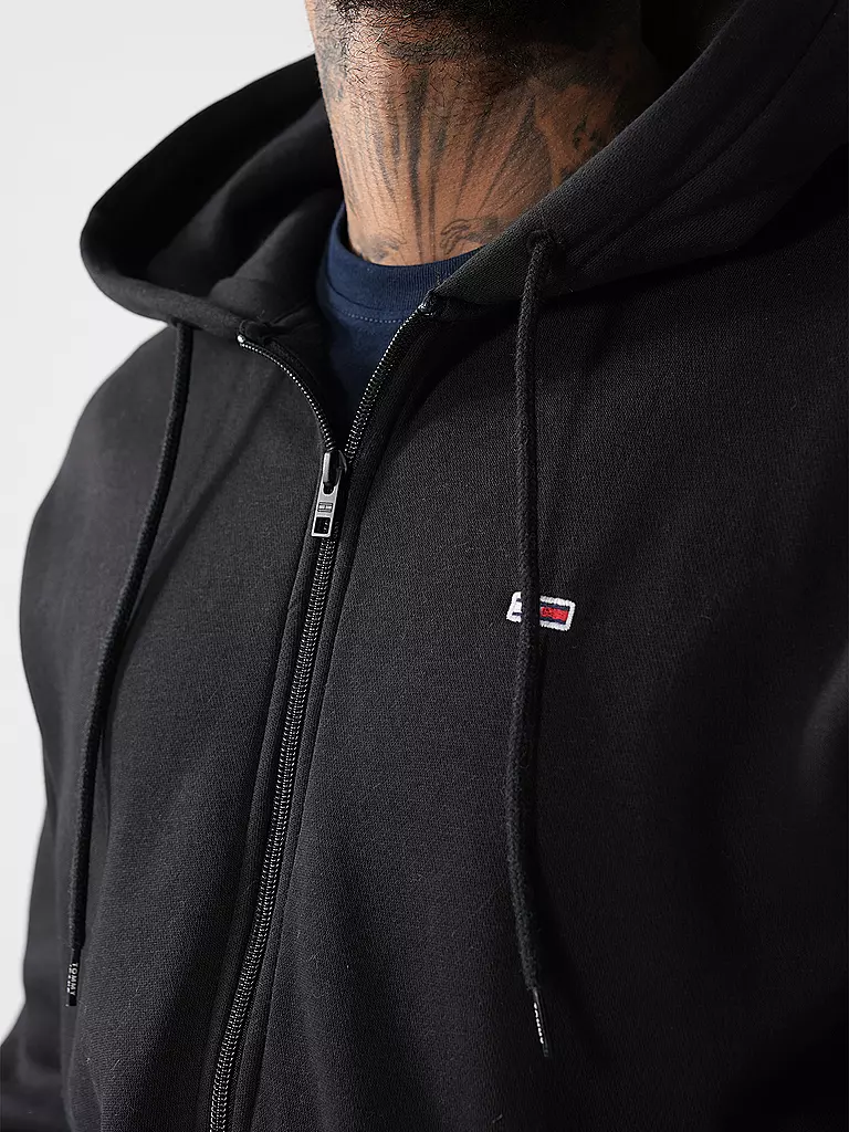 TOMMY JEANS | Sweatjacke  | schwarz