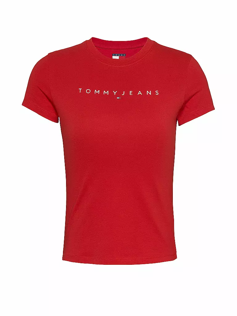 TOMMY JEANS | T-Shirt  | rot