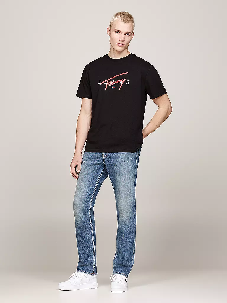 TOMMY JEANS | T-Shirt  | schwarz