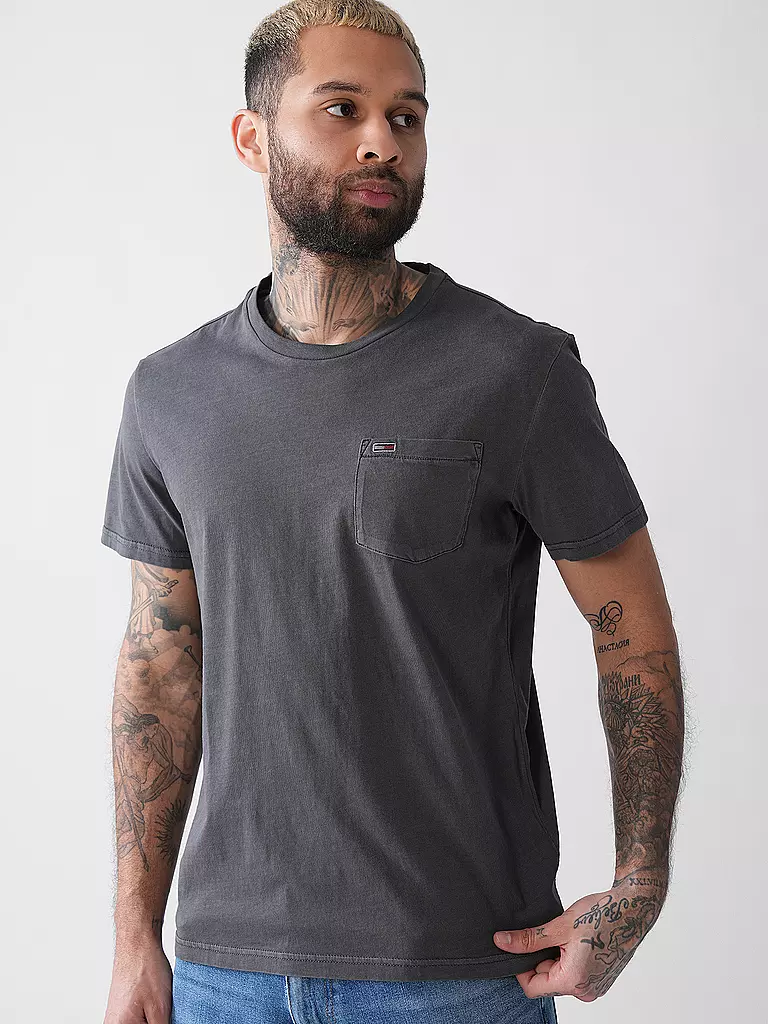 TOMMY JEANS | T-Shirt  | grau