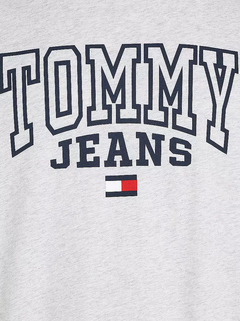 TOMMY JEANS | T-Shirt Regular Fit  | hellgrau