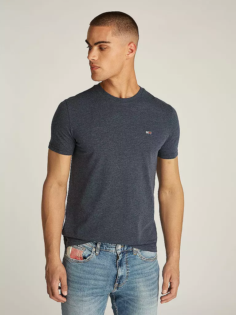 TOMMY JEANS | T-Shirt Slim Fit | schwarz