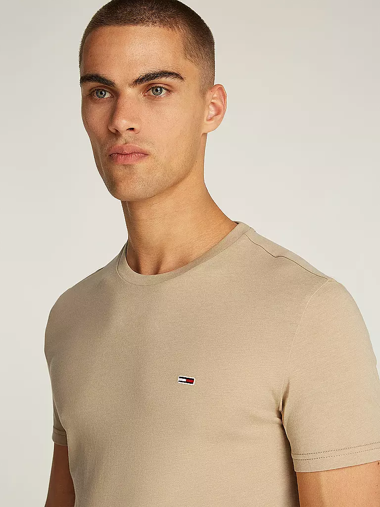 TOMMY JEANS | T-Shirt Slim Fit | beige