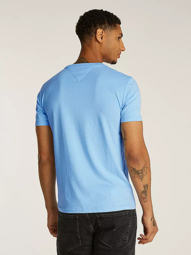 TOMMY JEANS | T-Shirt Slim Fit | hellblau