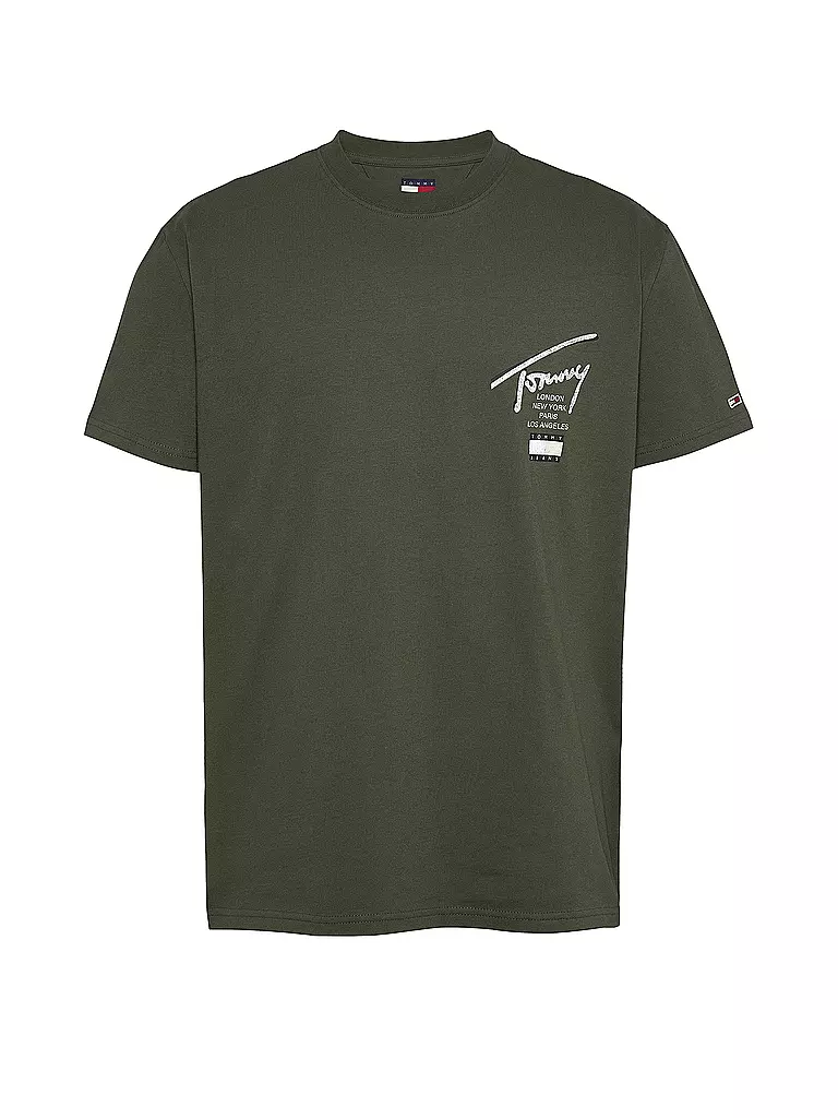 TOMMY JEANS | T-Shirt | olive