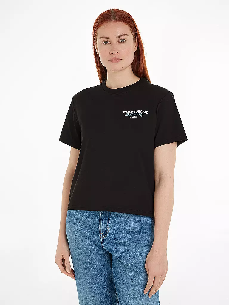 TOMMY JEANS | T-Shirt | schwarz