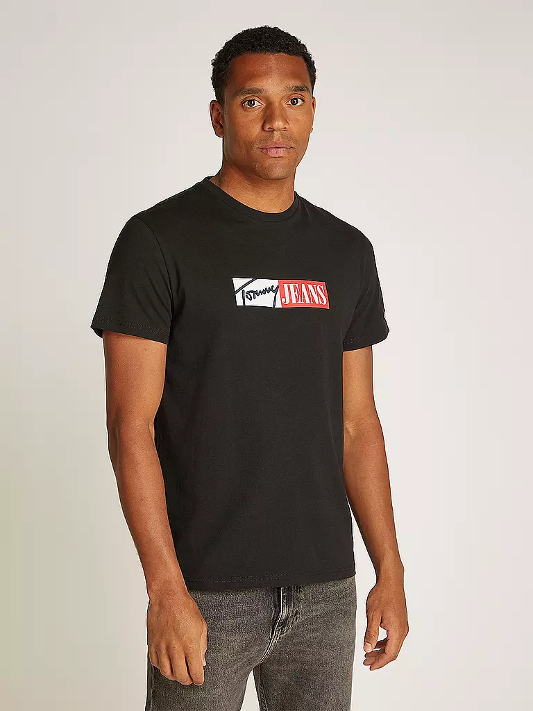 TOMMY JEANS | T-Shirt | schwarz