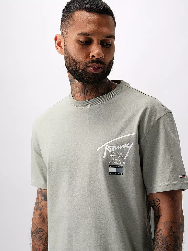 TOMMY JEANS | T-Shirt | grau