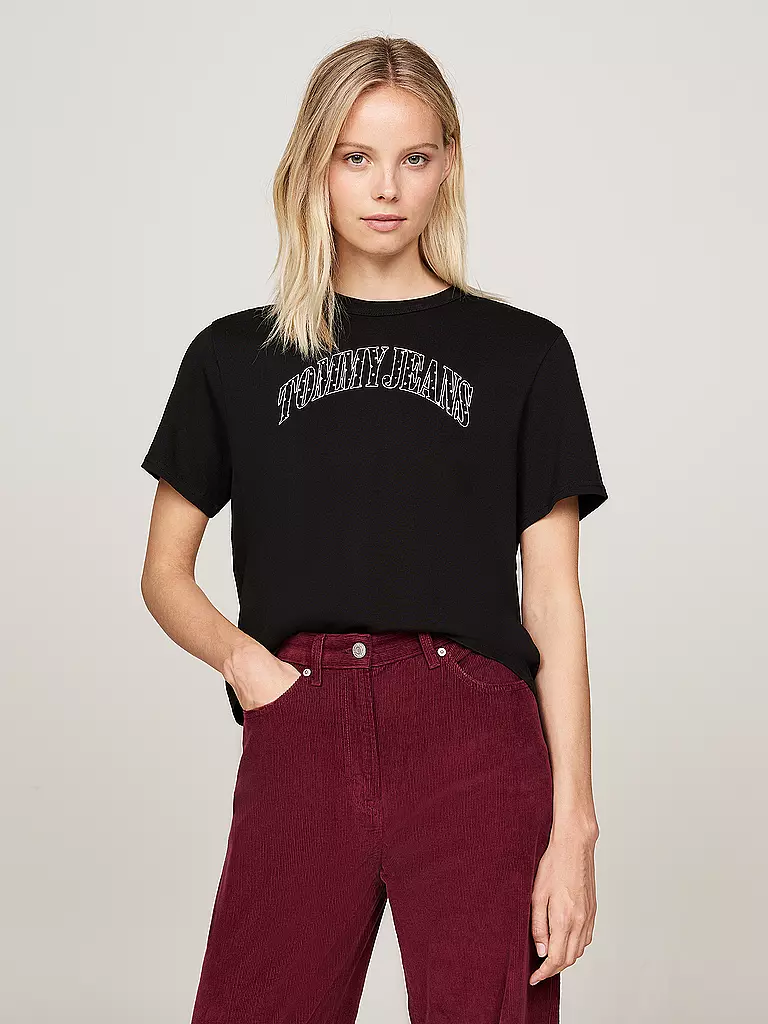 TOMMY JEANS | T-Shirt | schwarz