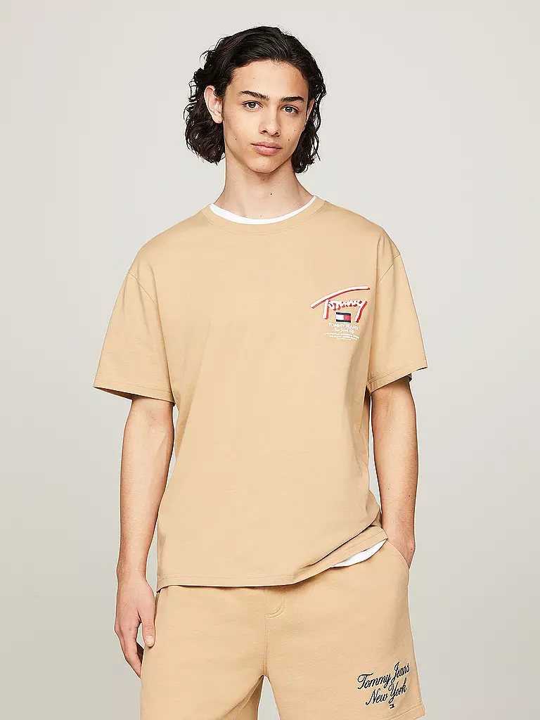 TOMMY JEANS | T-Shirt | camel