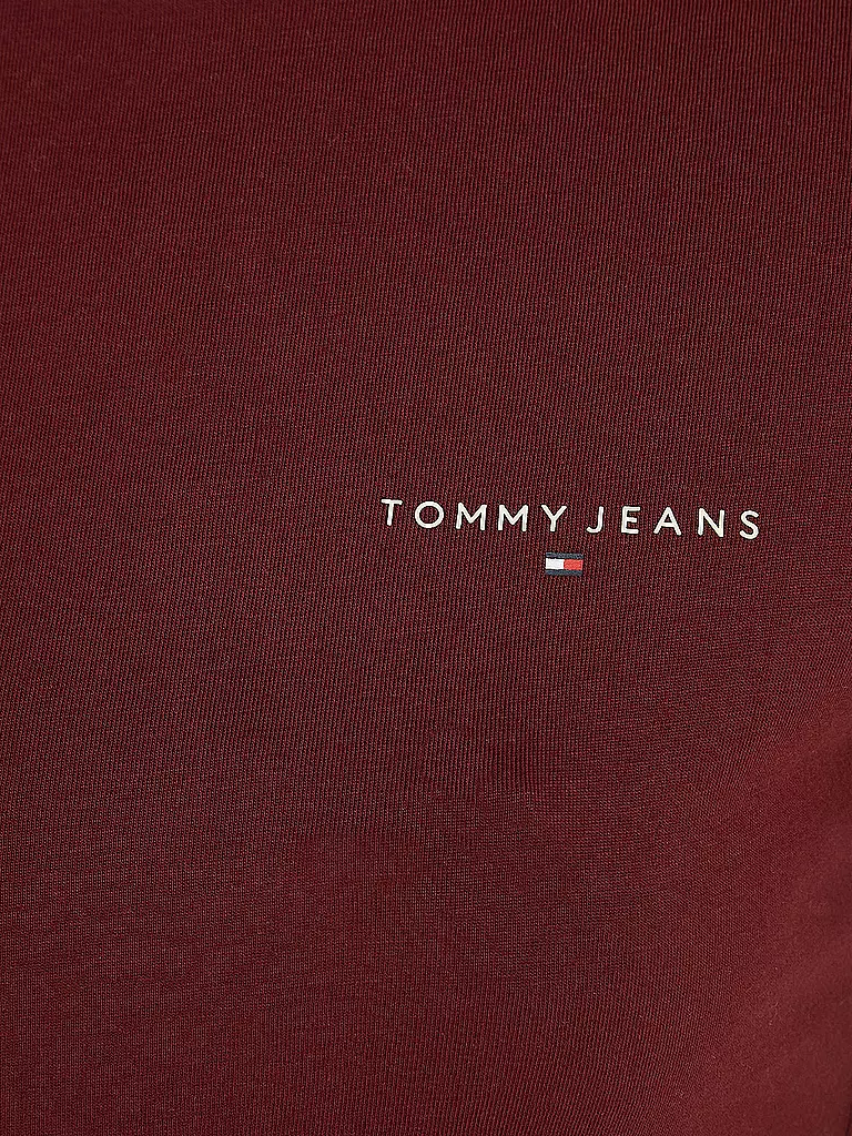 TOMMY JEANS | T-Shirt | dunkelrot