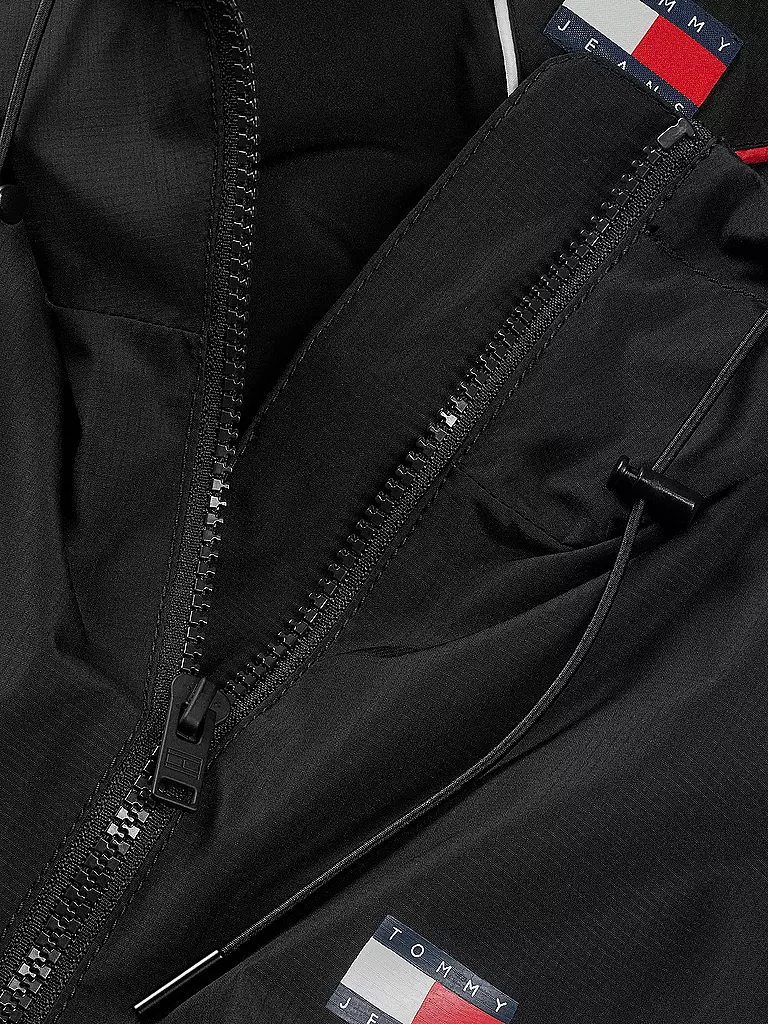 TOMMY JEANS | Windbreaker | schwarz