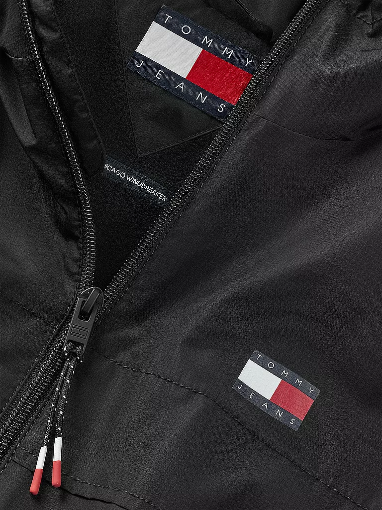 TOMMY JEANS | Windbreaker | schwarz