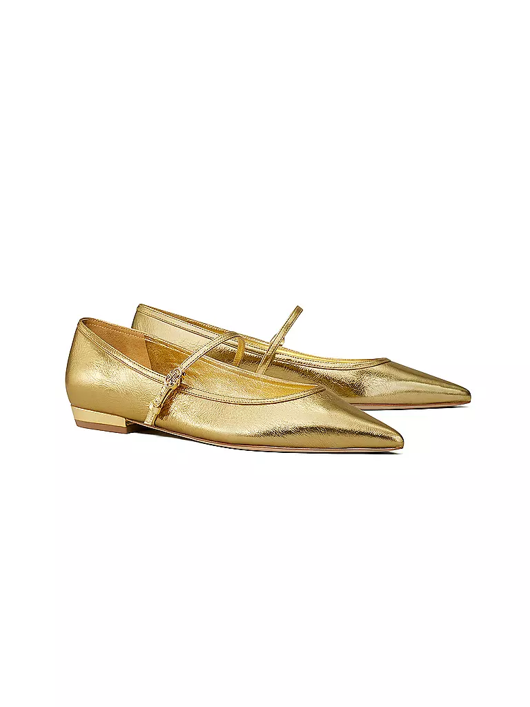 TORY BURCH | Ballerina MARY JANE | gold