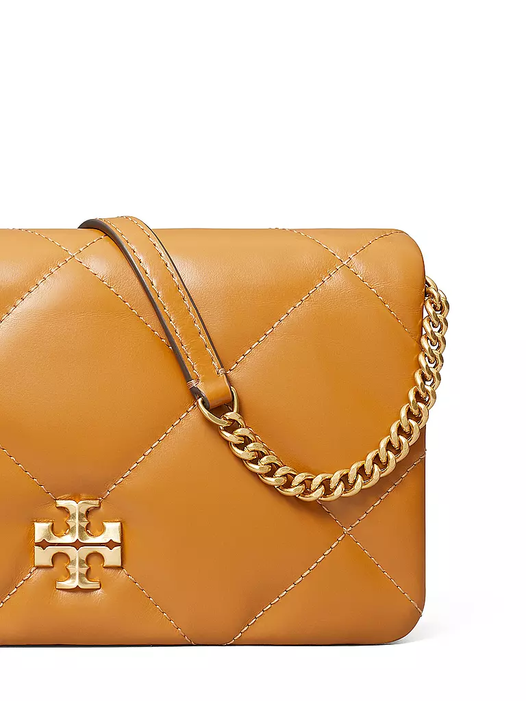 TORY BURCH | Geldbörse KIRA DIAMOND | braun