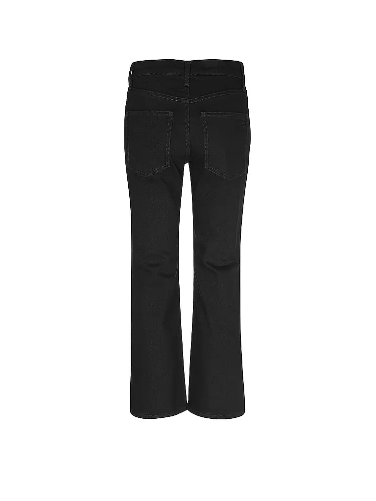 TORY BURCH | Jeans Flared Fit 7/8 | schwarz