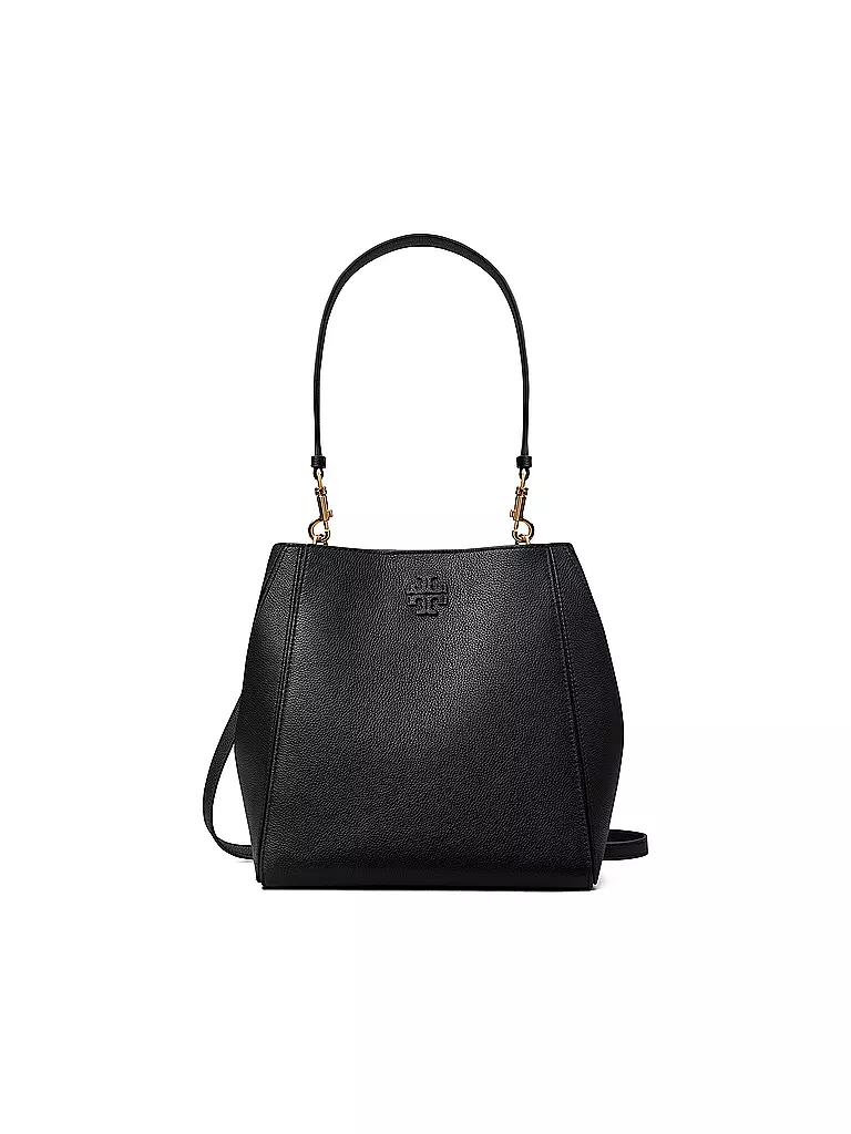 TORY BURCH | Ledertasche - Bucket Bag GRAW | schwarz